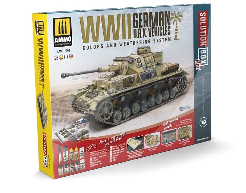 Solution Box Mini - Hoe je WWII Duitse D.A.K. voertuigen schildert