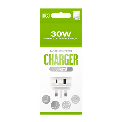 30W Usb-A/C Plug Jui-Mains-Pd-Plug-Usba/C-30W-Eco