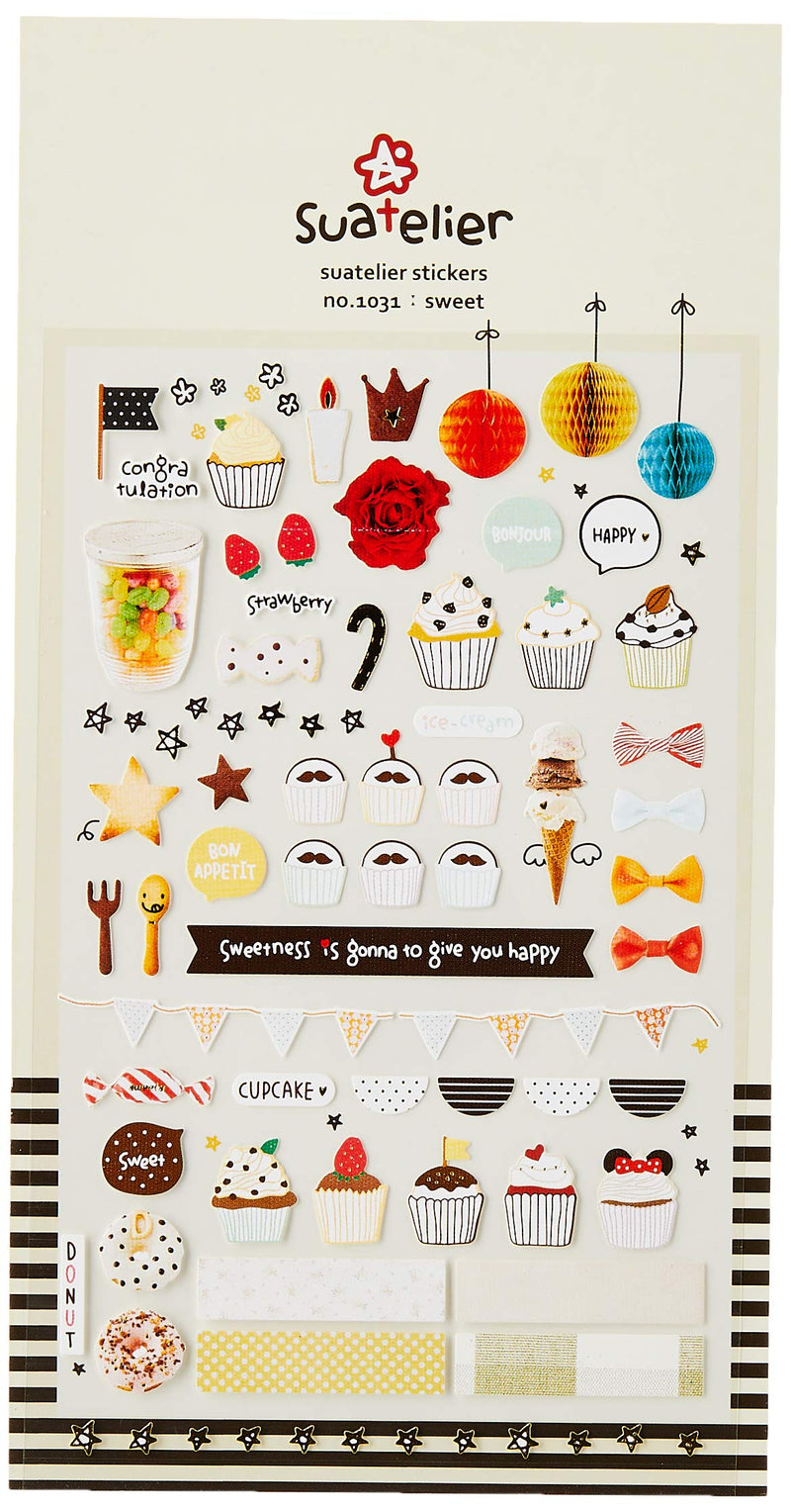 Rayher 59503000 Sticker Sweet 15 x 9.2 cm Nylon SB-Btl 1 Sheet