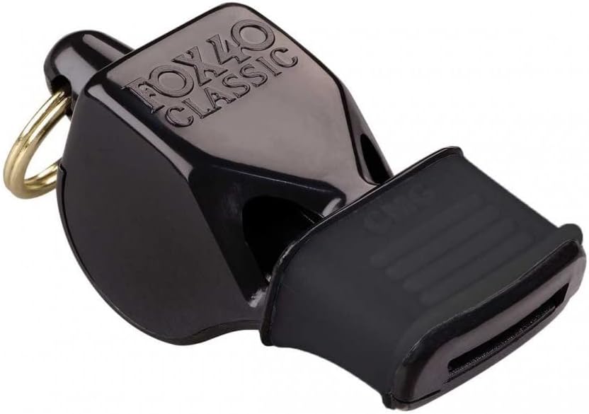 Fox 40 Pealess Whistle 2 Pack/Classic + Classic CMG with 1 Lanyard