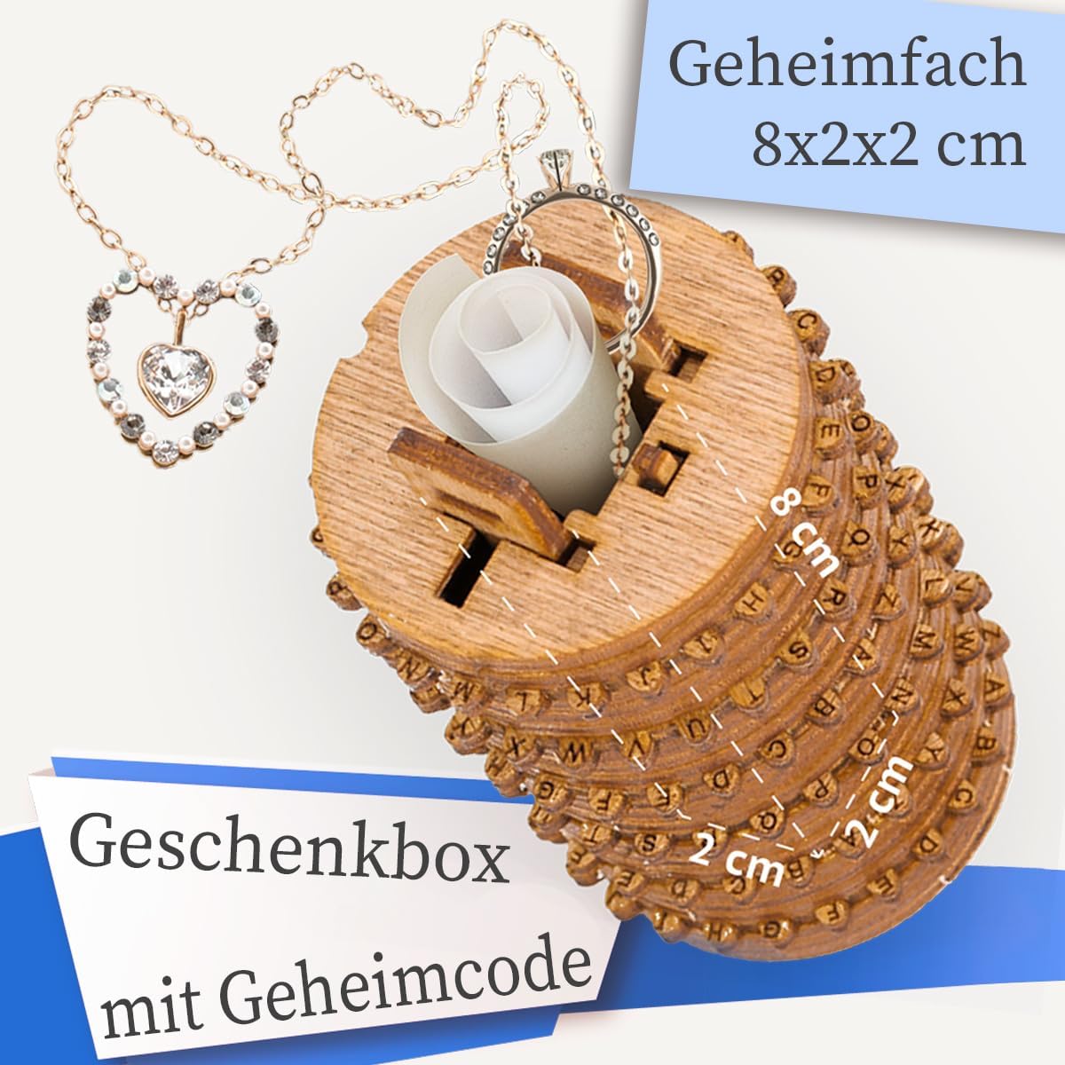 iDventure - Kryptos - Cryptex Wooden Kit Puzzel