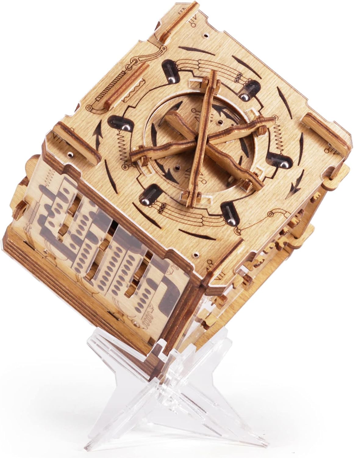 iDventure Cluebox - Cambridge Labyrinth - Escape Room Spiel - 3D Holzpuzzle - Geldgeschenk Puzzlebox - IQ Puzzle - Rätselbox und Geburtstagsgeschenk für Erwachsene - Gadget für männer - Reisespiel