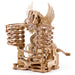 iDventure DIY Holz Murmelbahn Dragon – 3D Holzpuzzle Bausatz für Erwachsene & Jugendliche – 3D Puzzle mechanische Kugelbahn zum Selberbauen – Modellbausatz mit 260 Bauteilen & 15 Murmeln
