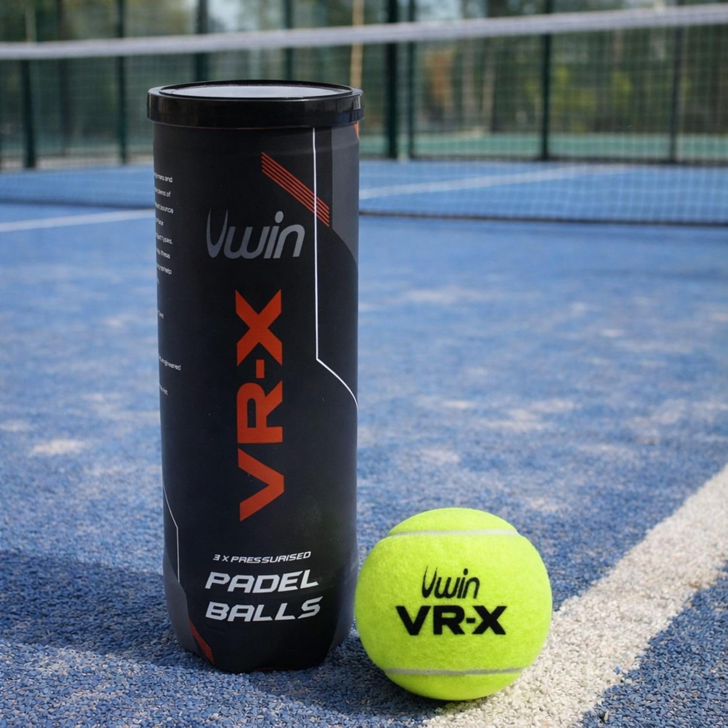 Uwin VR-X Padel Balls (Tube of 3)