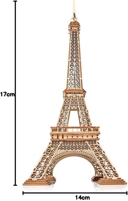Little Story Holz Puzzle pädagogisch Modell 3D Set Do Self Für Kinder Erwachsene Geschenk… (Eiffelturm