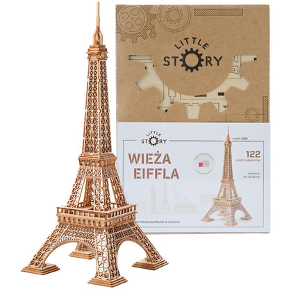 Little Story Holz Puzzle pädagogisch Modell 3D Set Do Self Für Kinder Erwachsene Geschenk… (Eiffelturm