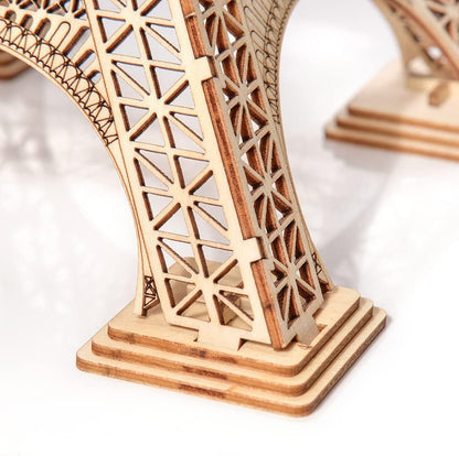 Little Story Holz Puzzle pädagogisch Modell 3D Set Do Self Für Kinder Erwachsene Geschenk… (Eiffelturm