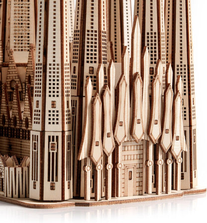 Little Story Holz Puzzle pädagogisch Modell 3D Set Do Self Für Kinder Erwachsene Geschenk… (Sagrada Familia
