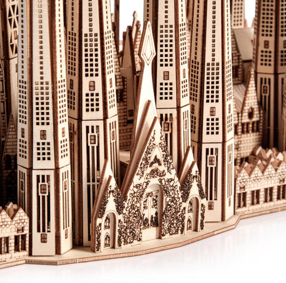 Little Story Holz Puzzle pädagogisch Modell 3D Set Do Self Für Kinder Erwachsene Geschenk… (Sagrada Familia