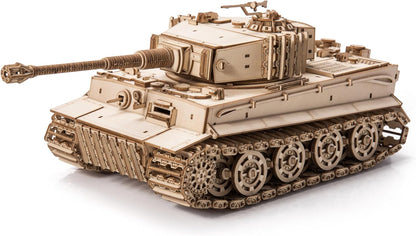 little story World of Tanks Panzer 3D Holzmodell – Panzerkampfwagen Offizielles Lizenzmodell zum Zusammenbauen - DYI Kriegsmaschine Lernspielzeug Bausatz für Kinder Holz Kampfpanzer 3D-Puzzle