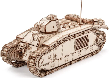 little story World of Tanks Panzer 3D Holzmodell – Panzerkampfwagen Offizielles Lizenzmodell zum Zusammenbauen - DYI Kriegsmaschine Lernspielzeug Bausatz für Kinder Holz Kampfpanzer 3D-Puzzle