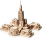 Little Story 3D houten puzzel Kulturpalast architectuurmodel om zelf te bouwen - creatief knutselset voor kinderen vanaf 14 jaar - houten bouwset als cadeau voor jongeren en volwassenen