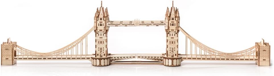 Little Story 3D houten puzzel Tower Bridge architectuurmodel om zelf te bouwen - creatief knutselset voor kinderen vanaf 14 jaar - houten bouwset als cadeau voor jongeren en volwassenen