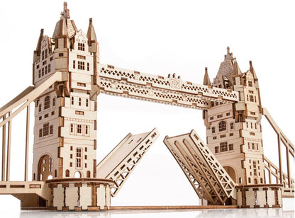 Little Story 3D houten puzzel Tower Bridge architectuurmodel om zelf te bouwen - creatief knutselset voor kinderen vanaf 14 jaar - houten bouwset als cadeau voor jongeren en volwassenen