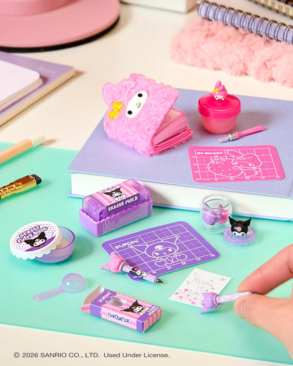 MGA's Miniverse Make It Mini Hello Kitty and Friends, Série 3 - Miniatures à Collectionner, Sanrio, Répliques de Papeterie Rétro, Arts Créatifs, à Faire Soi-Même, Collectionneurs et Enfants dès 8 Ans