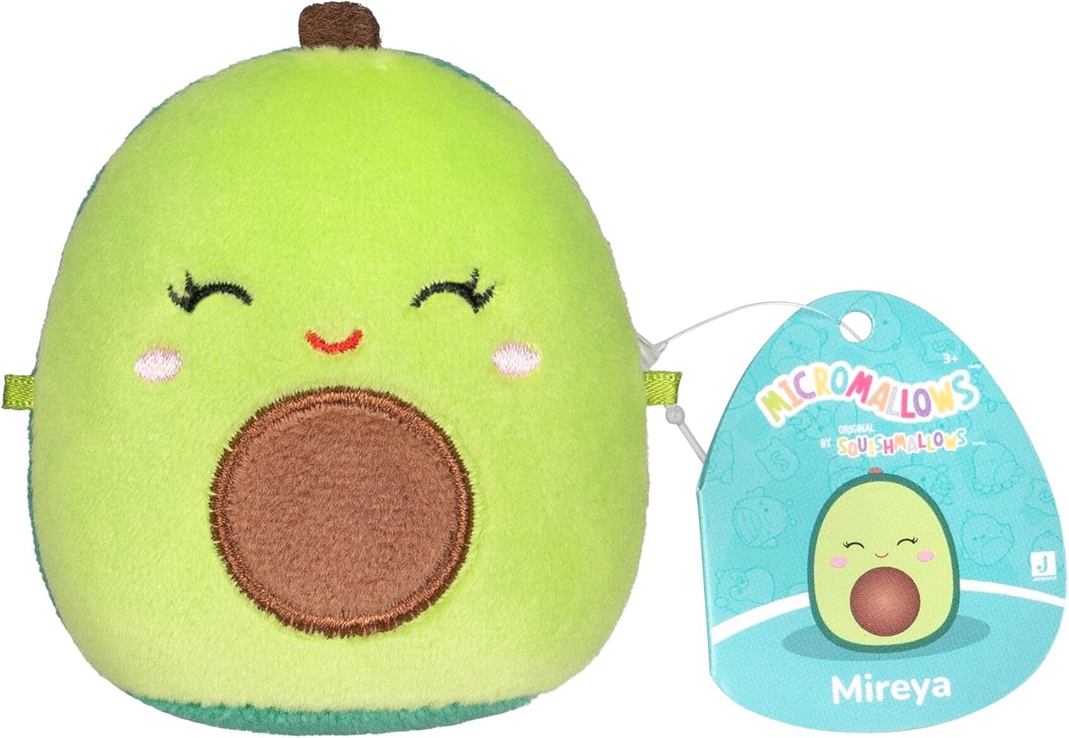 Squishmallows Original Micromallows Plush 3-Pack - Avocado, Yeti & Axolotl 2.5-Inch Plush