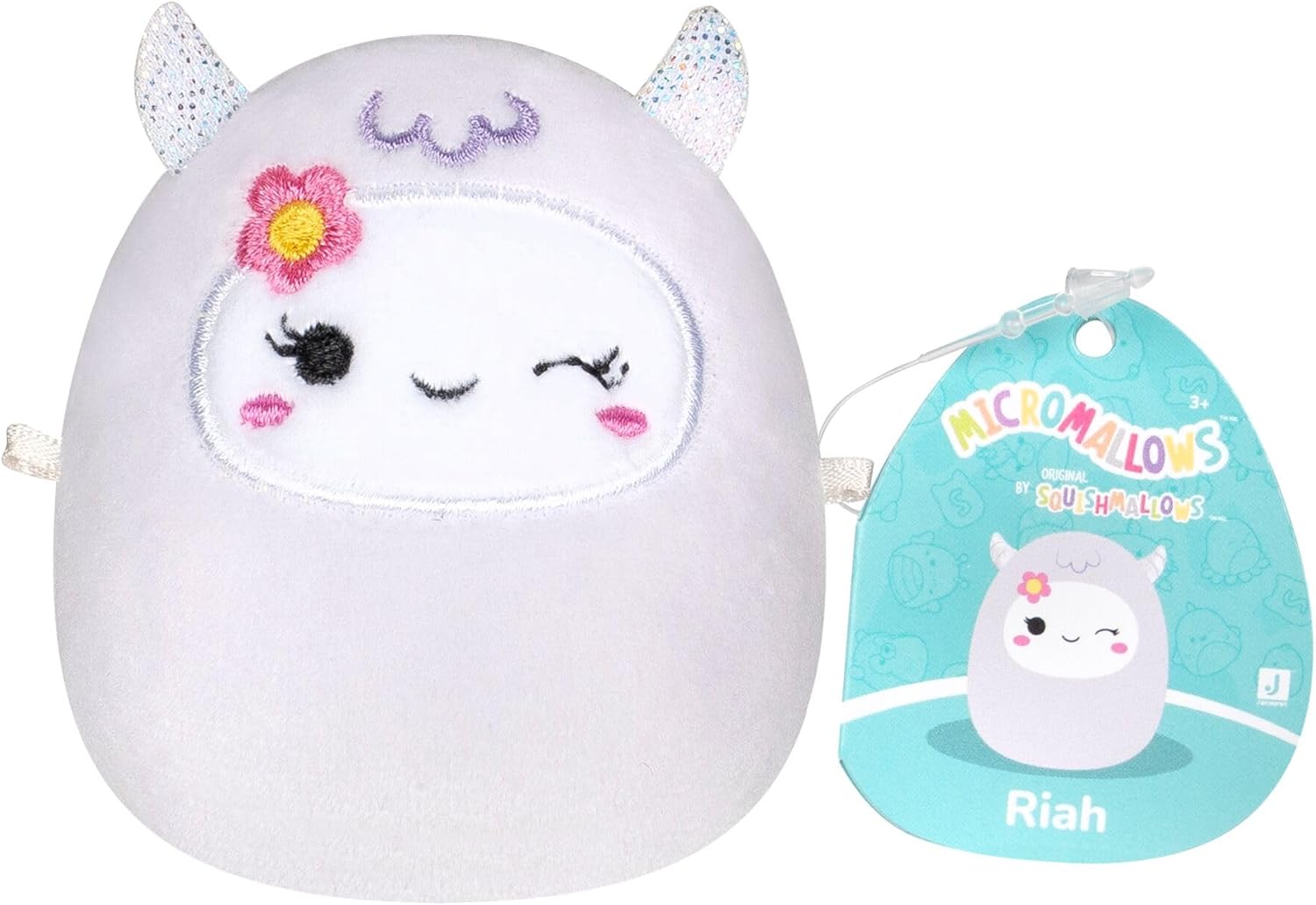 Squishmallows Original Micromallows Plush 3-Pack - Avocado, Yeti & Axolotl 2.5-Inch Plush