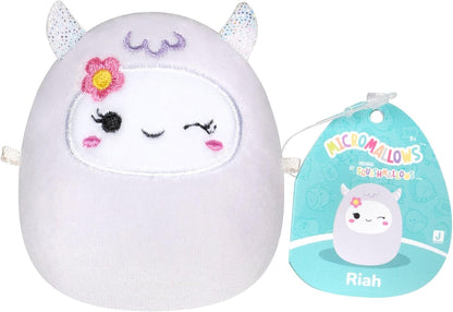 Squishmallows Original Micromallows Plush 3-Pack - Avocado, Yeti & Axolotl 2.5-Inch Plush