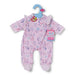 BABY born Romper Forest with Ruffle Sleeves. Pink patterned clothing for dolls 43cm. Suitable from ages 3+