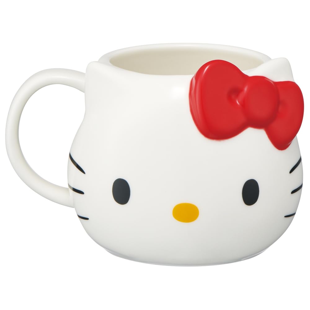 SKATER CHMGD4-A Hello Kitty Sanrio Keramikbecher, 390 ml, gestanzt