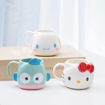 SKATER CHMGD4-A Hello Kitty Sanrio Keramikbecher, 390 ml, gestanzt