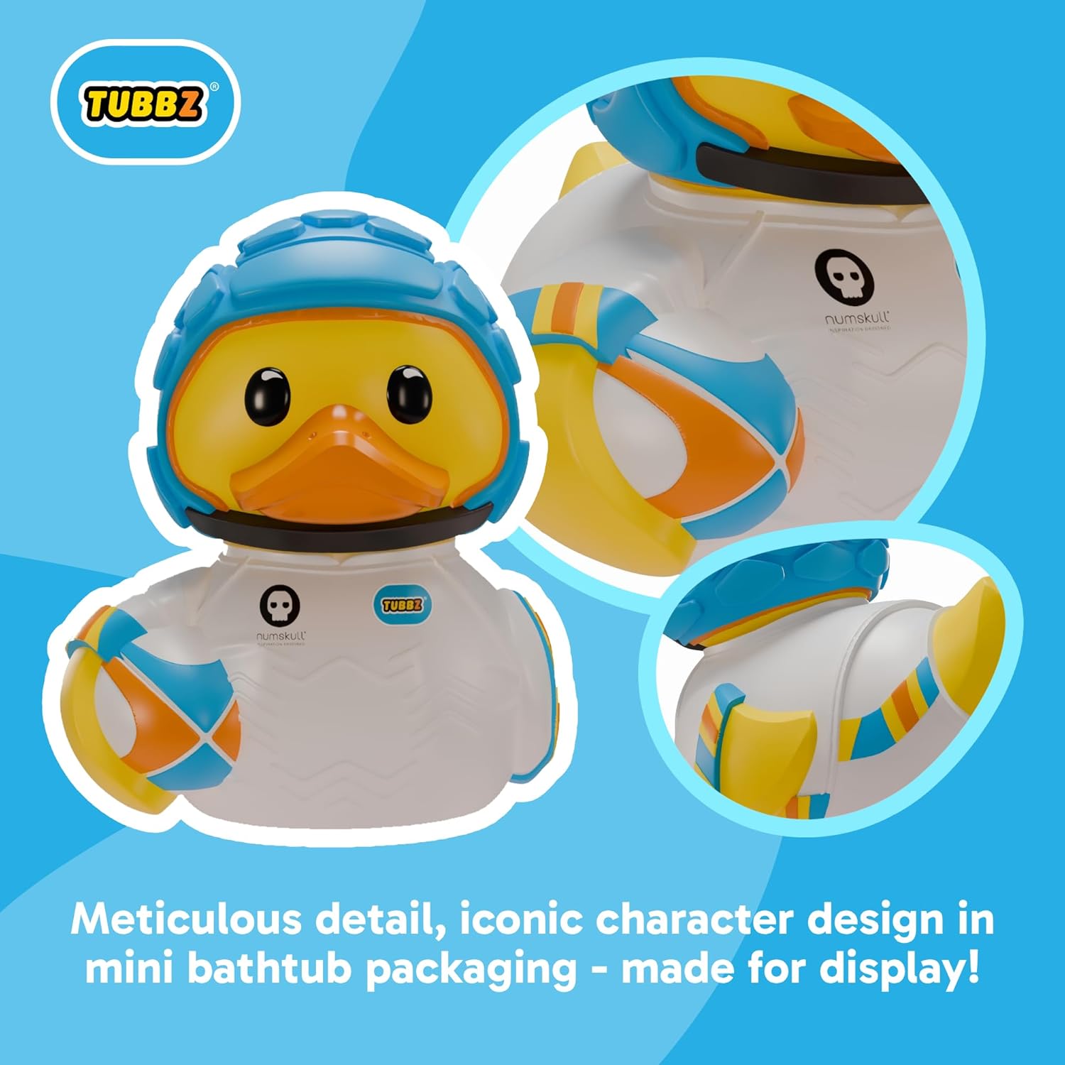 TUBBZ Mini: Sports - Rugby Cosplaying Rubber Duck Vinyl Figure – Official Collectible for Fans of Sports