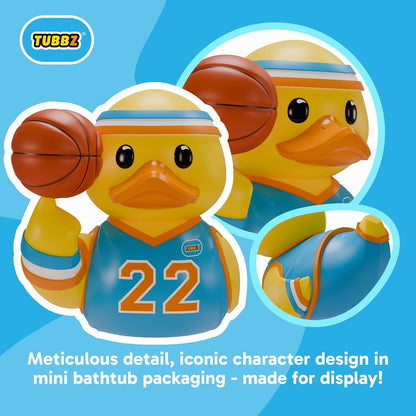 TUBBZ Mini: Sports - Basketball Cosplaying Rubber Duck Vinyl Figure – Official Collectible for Fans of Sports