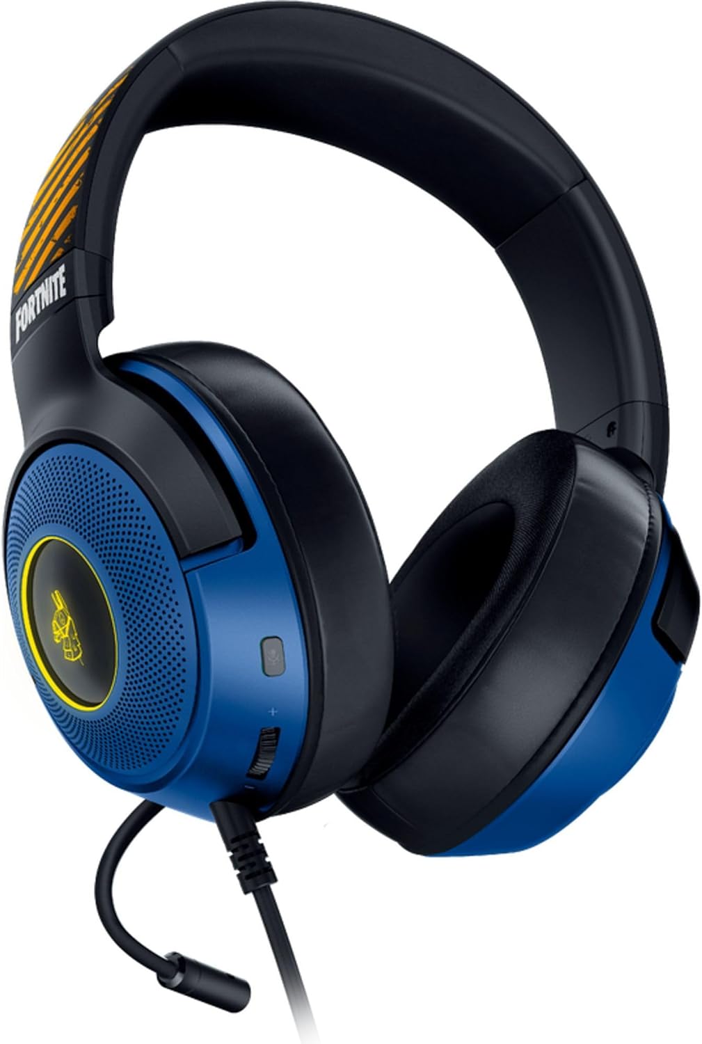 Razer Kraken V3 X - Fortnite Edition Kabelgebundenes USB-Gaming-Headset (Ultraleichter Kopfhörer, Triforce 40mm Treiber, HyperClear-Mikrofon, RGB) Fortnite