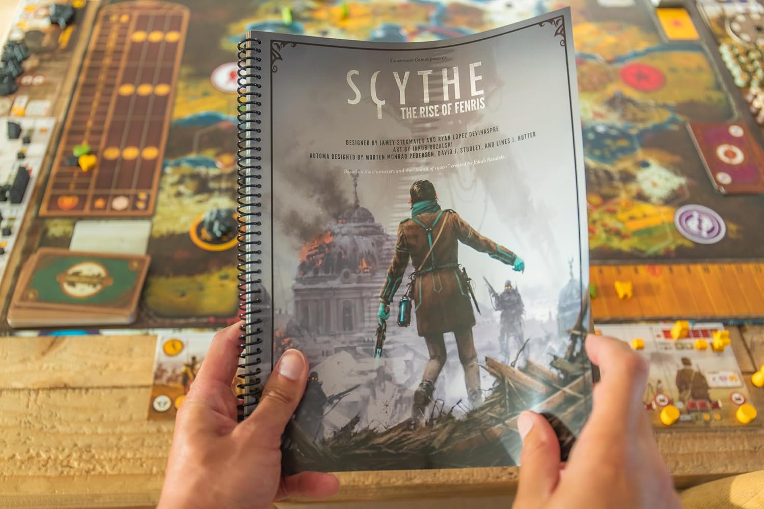 Stonemaier Games | Scythe: The Rise of Fenris | Age 12+ | 1-5 Players | 75+ Minutes Playing Time