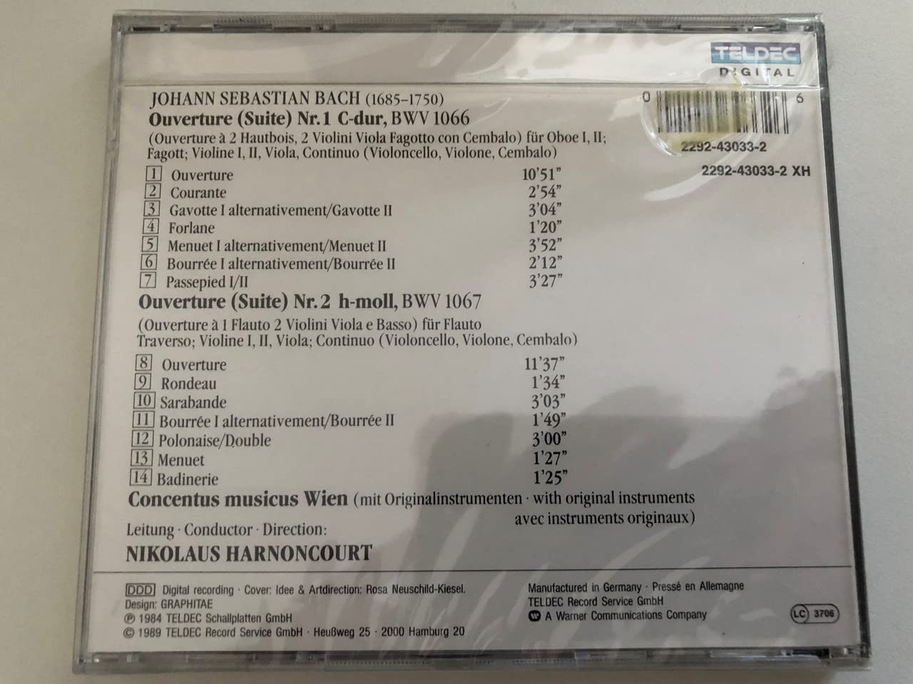 Bach - Ouverturen Nr 1 & 2