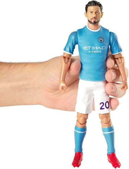 Banbo Toys Manchester City F.C. Bernardo Silva 8" Collectible Soccer Action Figure