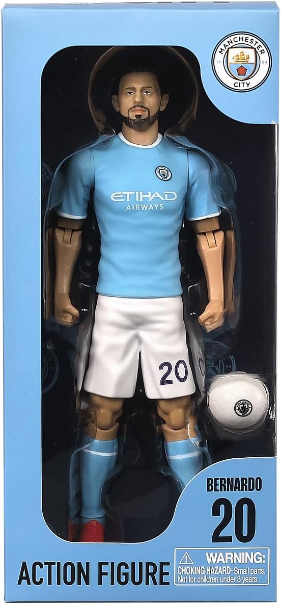 Banbo Toys Manchester City F.C. Bernardo Silva 8" Collectible Soccer Action Figure