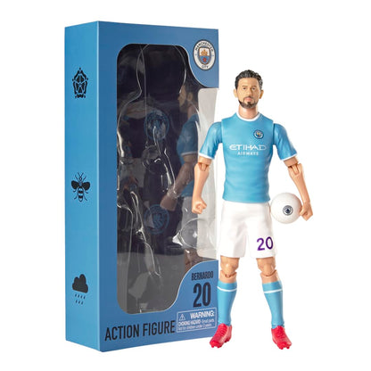 Banbo Toys Manchester City F.C. Bernardo Silva 8" Collectible Soccer Action Figure