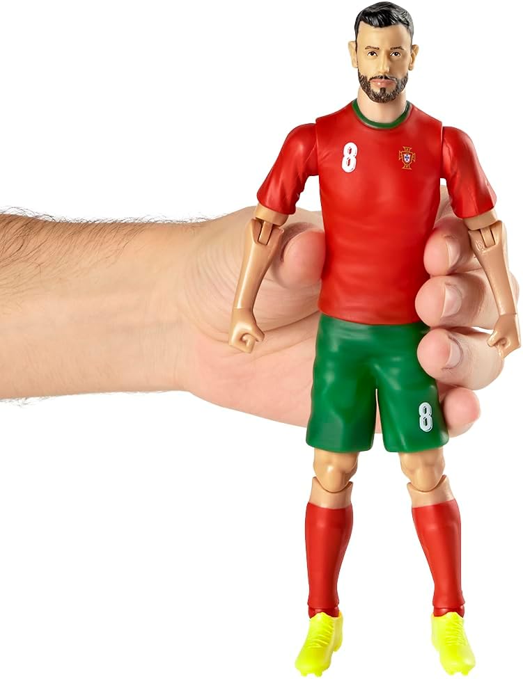 Banbo Toys SOCKERS Manchester City Bruno Fernandez 8" Collectible Soccer Action Figure