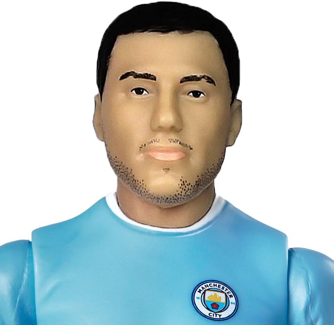 Sockers Rodrigo Manchester City Player Action Figure 20cm Articulated Toy Football Fans Gift for Kids Football (Rodrigo