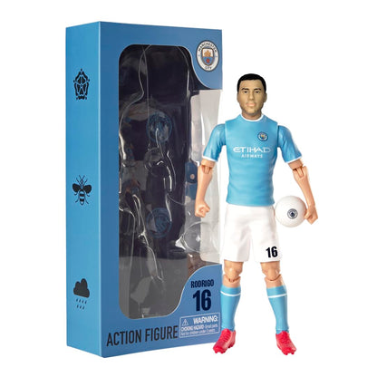 Rodrigo Manchester City Player Action Figure 20cm Articulated Toy Football Fans Gift for Kids Football (Rodrigo