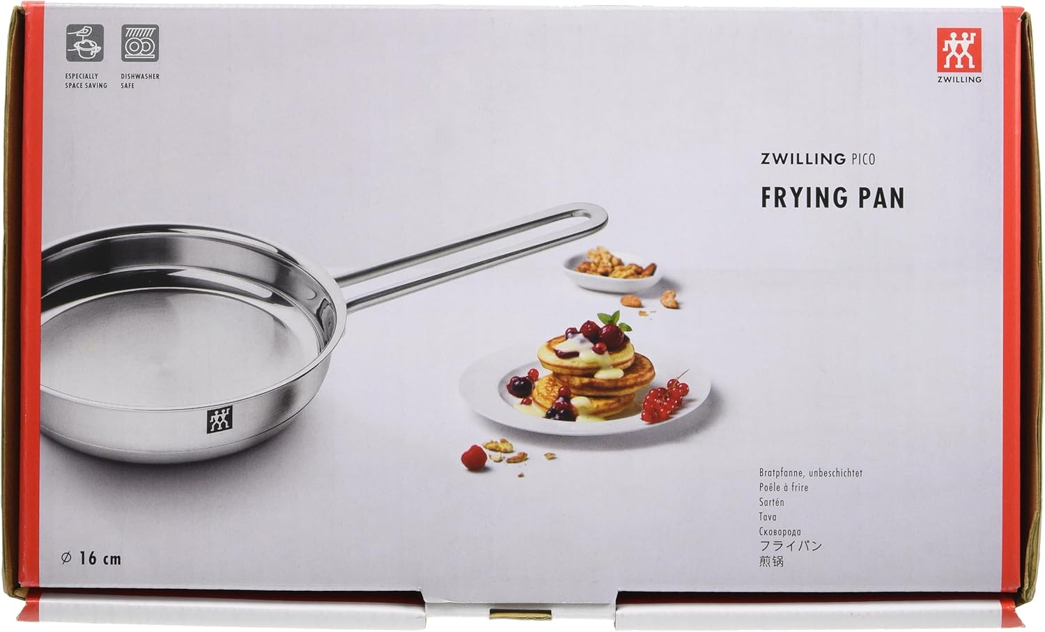 ZWILLING PICO Roasting Pan, 18/10 Stainless Steel, Silver, 16 cm