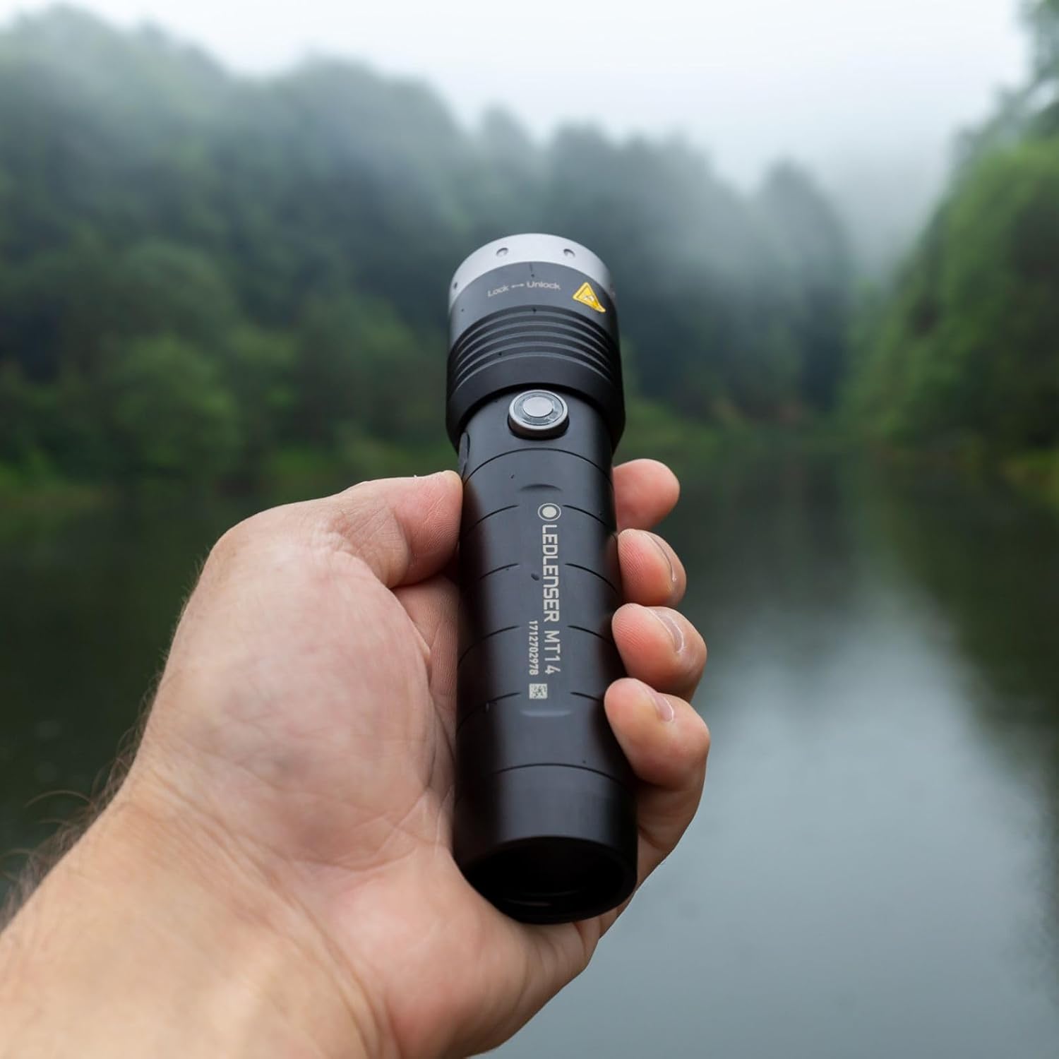 Ledlenser MT14 - Rechargeable LED Torch, Water Resistant (IP54) Super Bright 1000 Lumens, Powerful Searchlight Torch, Dog Walking, Hiking & Camping Equipment, Up to 192 Hours Running Time