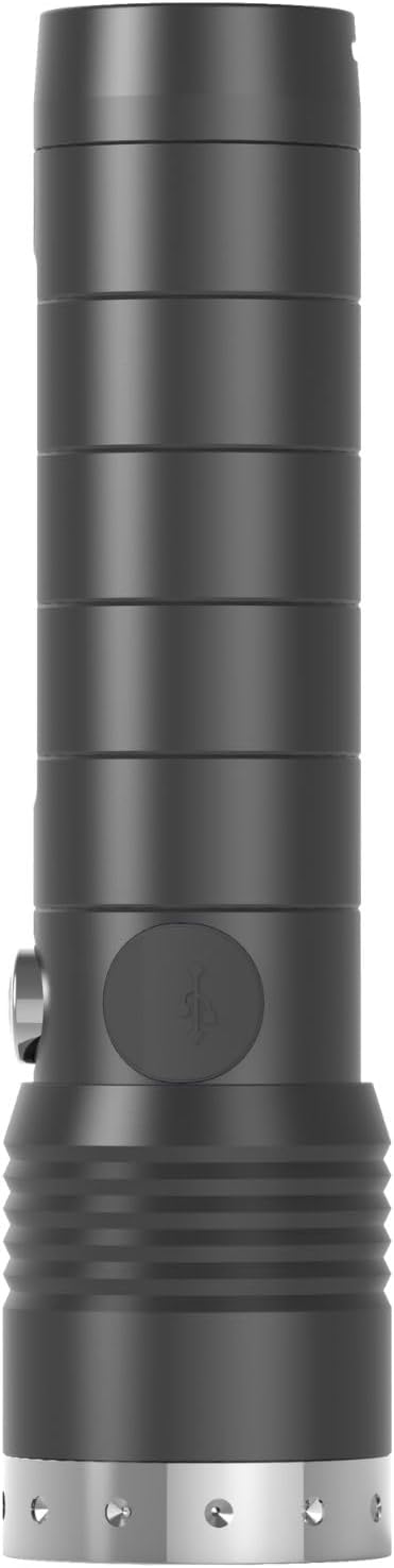Ledlenser MT14 - Rechargeable LED Torch, Water Resistant (IP54) Super Bright 1000 Lumens, Powerful Searchlight Torch, Dog Walking, Hiking & Camping Equipment, Up to 192 Hours Running Time
