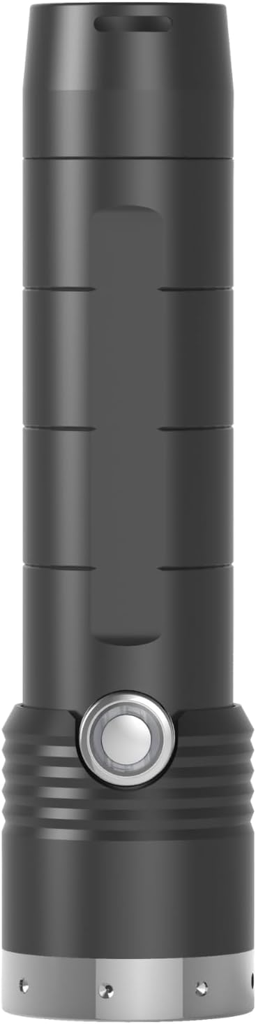 Ledlenser MT14 - Rechargeable LED Torch, Water Resistant (IP54) Super Bright 1000 Lumens, Powerful Searchlight Torch, Dog Walking, Hiking & Camping Equipment, Up to 192 Hours Running Time