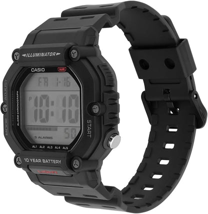 Casio Men's Digital Quartz Watch with Plastic Strap AE-1600H-1AVEF
