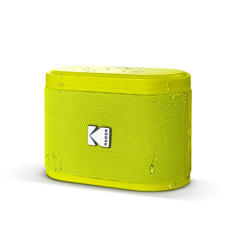 Kodak SOUNDBRIX Portable Wireless Speaker - Connects up to 100 Speakers - Magnetic Dock and Powerful 5W Sound - 3H Battery Life - Yellow