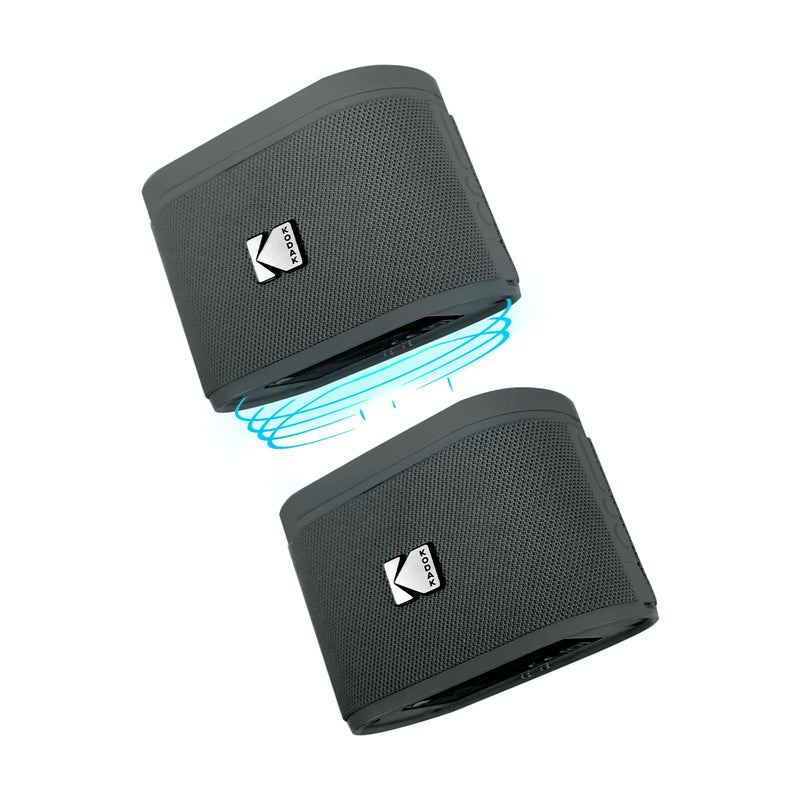 KODAK SOUNDBRIX Magnetic Splittable Bluetooth Speaker V5.4 Wireless Portable Bluetooth Speaker with 4 Speaker Pairing Stereo Sound and 5H Playtime IPX4 Water Resistant for Home Outdoor for Men Women