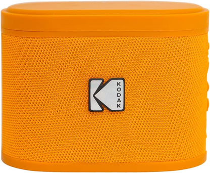 KODAK SOUNDBRIX 2-Pack Portable Wireless Speakers - Connects up to 100 Speakers - Magnetic Dock and Powerful 5W Sound - 3 Hours of Battery Life - Orange
