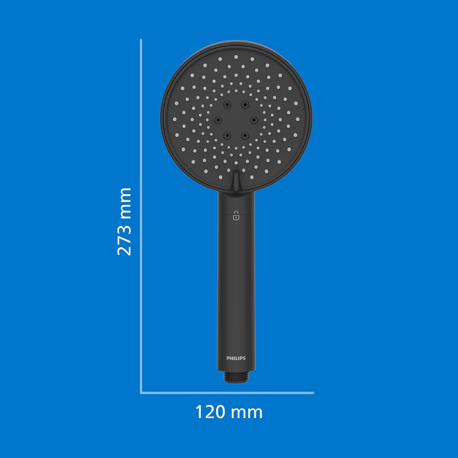 Philips ASH1516BK/10 Duschbrause mit Fil