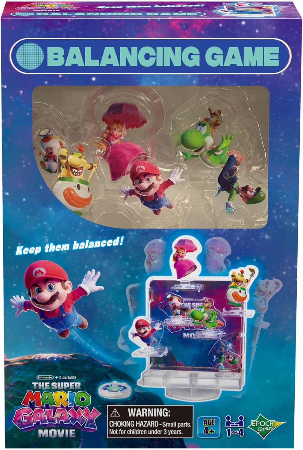EPOCH Games THE SUPER MARIO GALAXY MOVIE Balancing Game - Party Game 7627