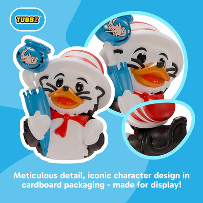 TUBBZ Boxed Edition: The Cat in the Hat Cosplaying Rubber Duck Vinyl Figure – Official Collectible for Fans of Dr Seuss