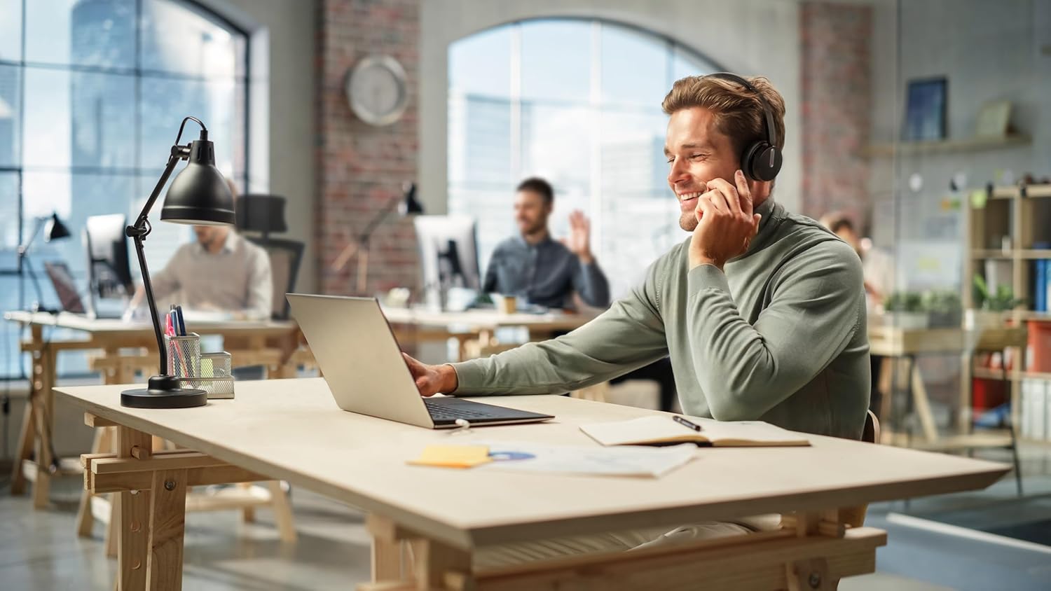 Yealink BH70 Monoural Wireless Bluetooth Headset, Microsoft Teams, USB-C/A