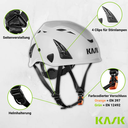 Superplasma AQ EN 397 Fall Protection Helmet