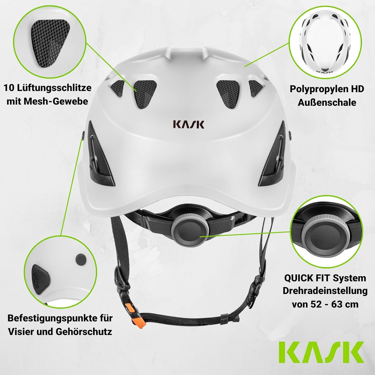 Superplasma AQ EN 397 Fall Protection Helmet